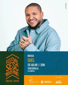 Dia 25-07 Suel no Festival Sesc de Inverno em Teresópolis