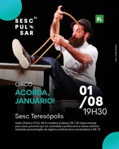 Dia 01-08 Acorda Januário no Sesc Teresópolis