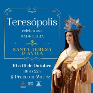 Programação especial de Santa Teresa padroeira de Teresópolis