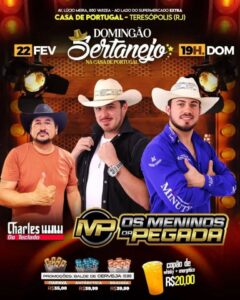 Dia 22-02 Domingão Sertanejo na Casa de Portugal de Teresópolis Dia 22-02 Domingão Sertanejo na Casa de Portugal de Teresópolis