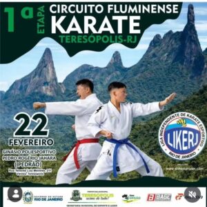 I etapa do Circuito Estadual de Karatê em Teresópolis