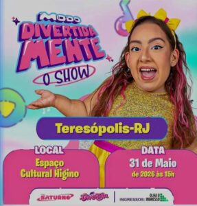 Dia 31-05 show Modo Divertidamente em Teresópolis