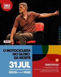 Dia 31-07 O Motociclista no Globo da Morte em Teresópolis