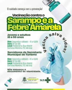 Secretaria Saúde Teresópolis contra sarampo e febre amarela Secretaria Saúde Teresópolis contra sarampo e febre amarela