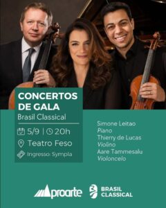 Dia 05-09 Concertos de Gala no Teatro Feso Teresópolis