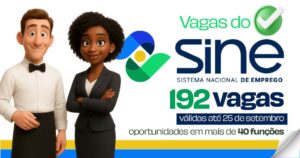 Sine Teresópolis anuncia 192 vagas de emprego