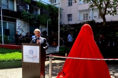 Consul-Geral-Paolo-Miraglia-del-Giudice-inaugura-busto-da-Imperatriz-Teresa-Cristina