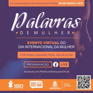 Evento virtual marca Dia Internacional da Mulher em Teresópolis