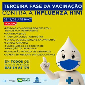 Teresópolis inicia terceira fase da campanha de imunização contra a influenza H1N1