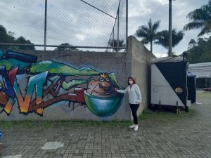 Cléo Jordão, sec. de Cultura, participa do 2º Encontro de Grafite em Teresópolis