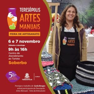 ‘Teresópolis Artes Manuais’ dias 06 e 07 de novembro
