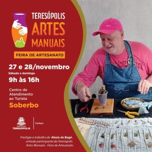 Teresópolis Artes Manuais no fim de semana de 27 e 28