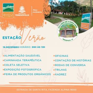 Parque Montanhas de Teresópolis têm evento dia 19