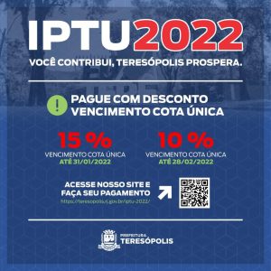IPTU 2022: desconto de 15% para pagamento em cota única termina dia 31 de janeiro