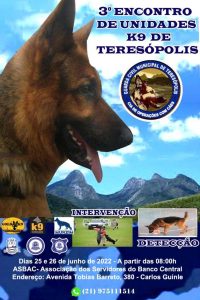 Teresópolis sedia encontro regional de Unidades K9 com cães treinados