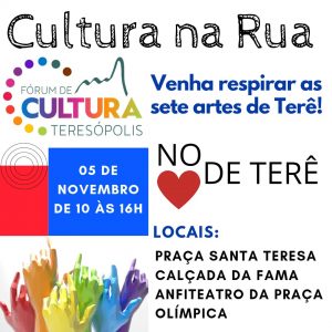 Teresópolis terá Cultura na Rua dia 05-11