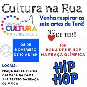 Teresópolis terá Cultura na Rua dia 05-11