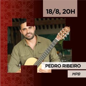 Dia 18-08 Pedro Ribeiro no Sesc Bistrô em Teresópolis