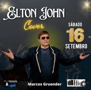 Dia 16-09 tem Marcos Gruender cover do Elton John em Teresópolis