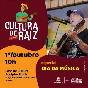 Dia 1º de outubro Cultura de Raiz em Teresópolis