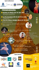 programação do 10° Festival Dançando Contra a Fome em Teresópolis