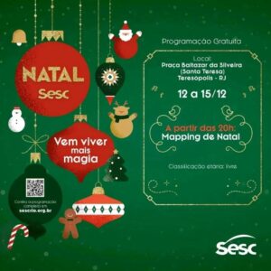 De 12 à 15-12 Mapping de Natal em Teresópolis