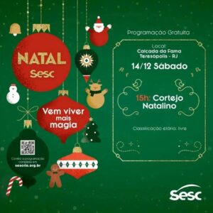 Dia 14-12 Cortejo de Natal em Teresópolis