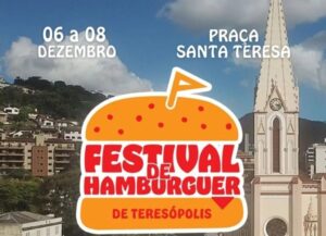 I Festival de Hambúrguer na Praça de Santa Teresa em Teresópolis